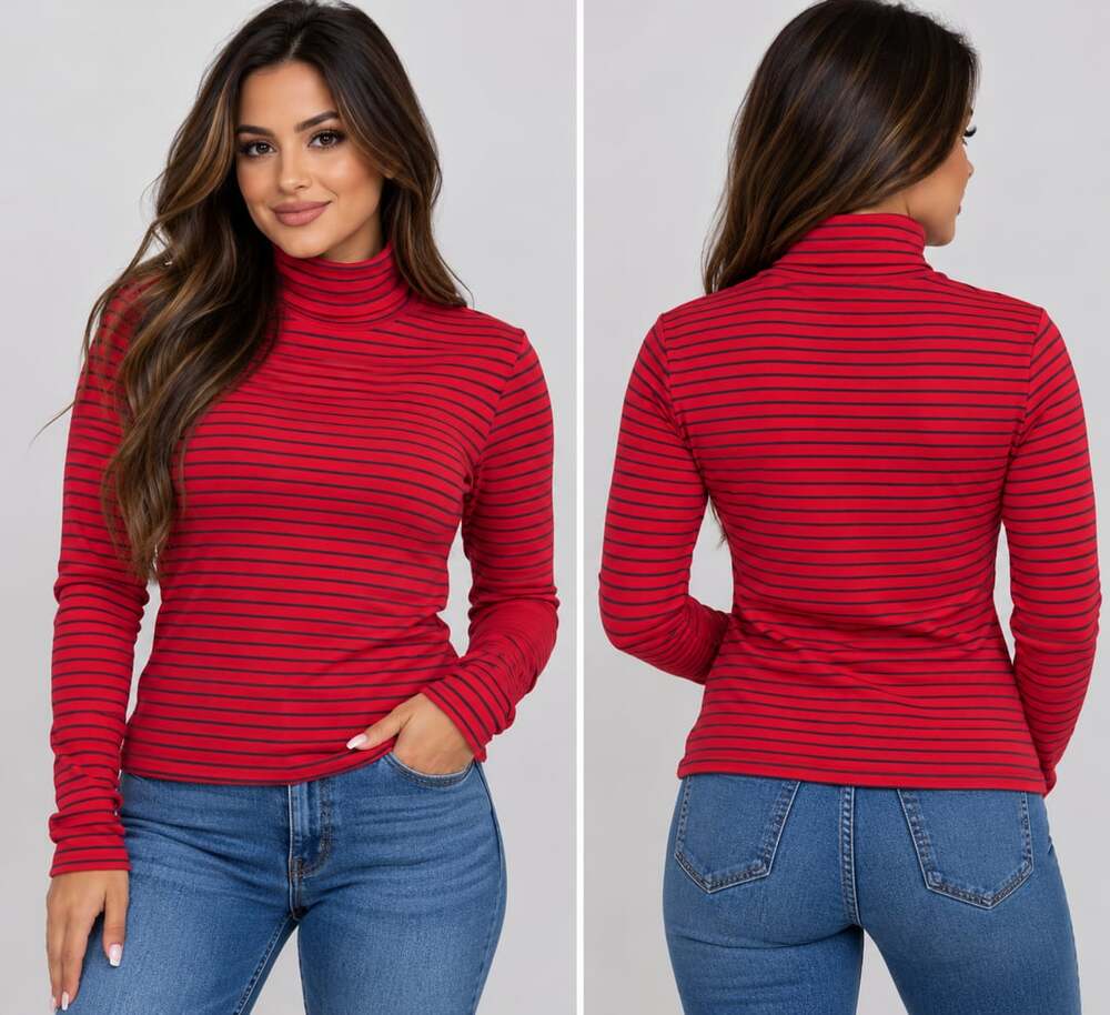 Ralph Lauren Stripe Turtleneck